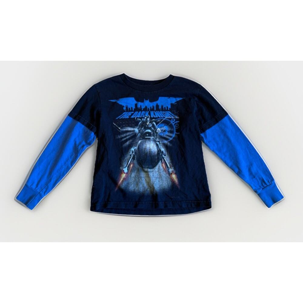 Vintage Batman Dark Knight Graphic T-Shirt Youth Size 6/7 Small Movie Tee Giant